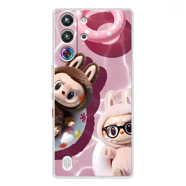 Чехол с принтом «Игрушка Лабубу» для ZTE Nubia RedMagic 10 Pro