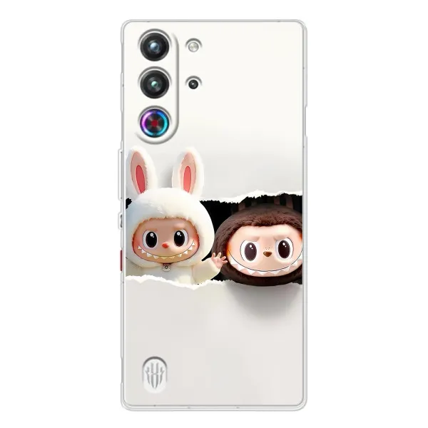 Чехол с принтом «Лабубу» для ZTE Nubia RedMagic 10 Pro