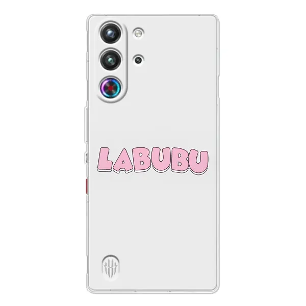 Чехол с принтом «Лого Лабубу» для ZTE Nubia RedMagic 10 Pro
