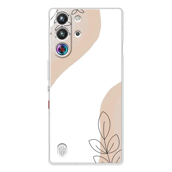 Чехол с принтом «Нюдовая веточка абстракция» для ZTE Nubia RedMagic 10 Pro