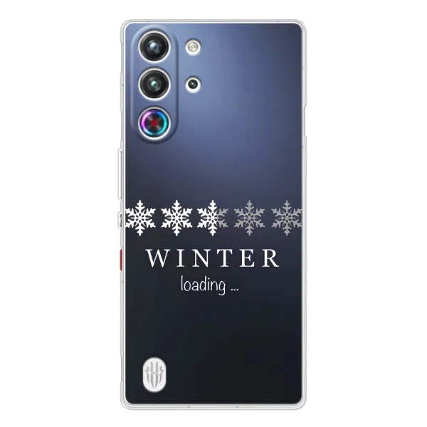 Чехол с принтом «Winter loading» для ZTE Nubia RedMagic 10 Pro