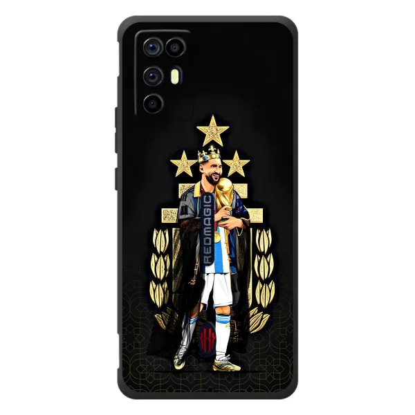 Чехол с принтом «Месси Король» для ZTE Nubia RedMagic 6R