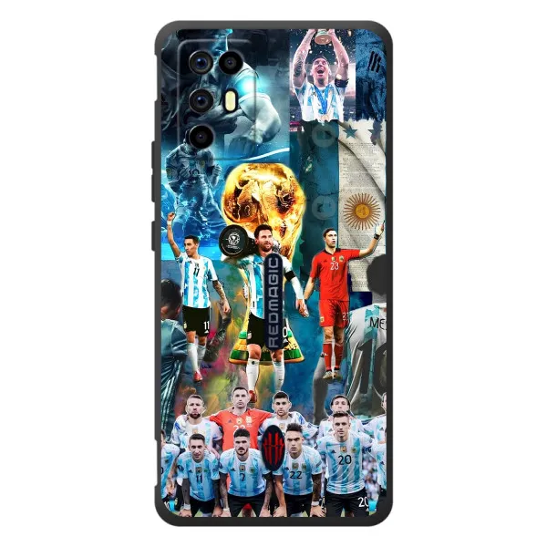 Чохол з принтом «Аргентина Мессі» для ZTE Nubia RedMagic 6R