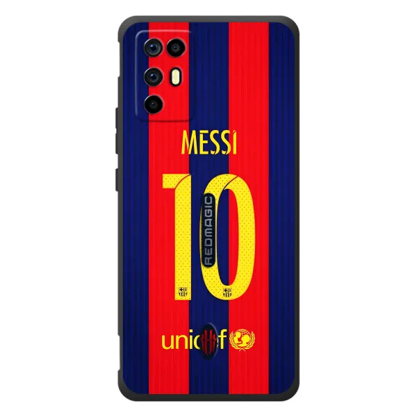 Чохол з принтом «Messi Barca 10» для ZTE Nubia RedMagic 6R