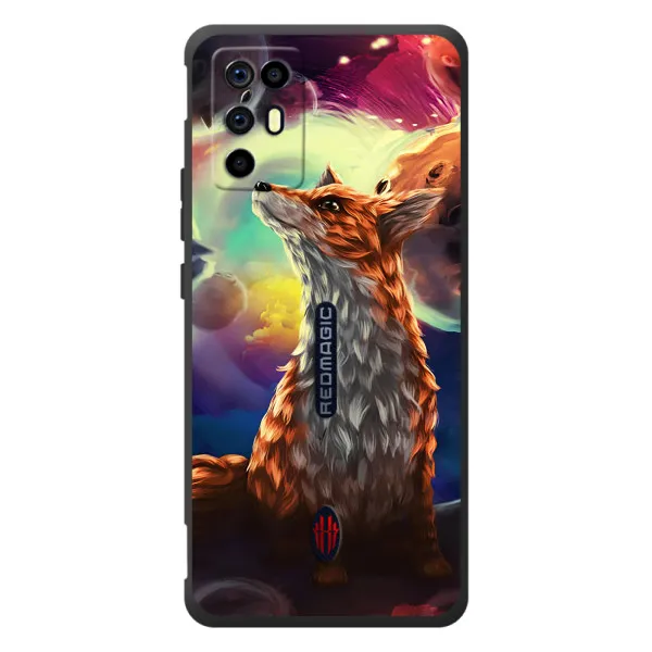 Чохол з принтом «Лисичка в космосі» для ZTE Nubia RedMagic 6R Чохол з принтом «Лисичка в космосі» для ZTE Nubia RedMagic 6R