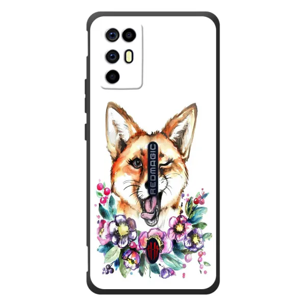 Чохол з принтом «Весела лисичка» для ZTE Nubia RedMagic 6R Чохол з принтом «Весела лисичка» для ZTE Nubia RedMagic 6R