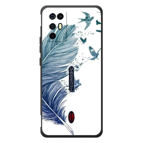 Чохол з принтом «Перо» для ZTE Nubia RedMagic 6R