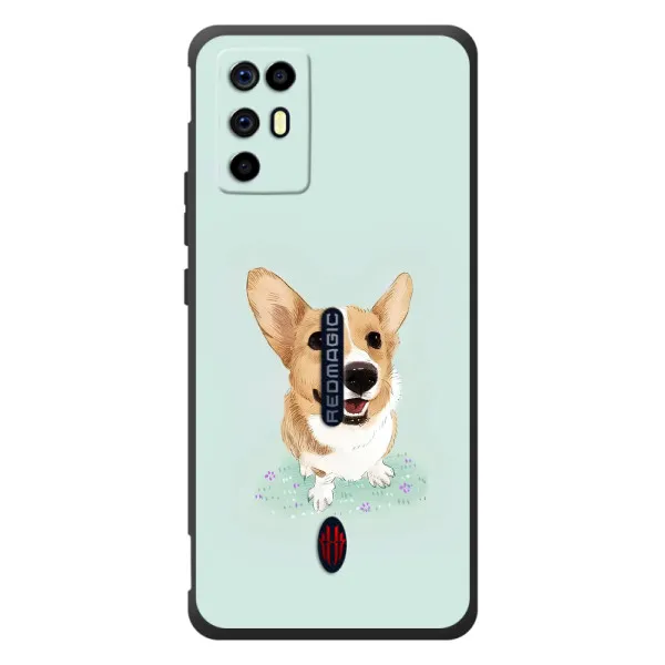 Чохол з принтом «Коргі» для ZTE Nubia RedMagic 6R