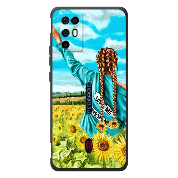 Чехол с принтом «Украиночка» для ZTE Nubia RedMagic 6R