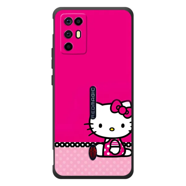 Чохол з принтом «Girl KITTY» для ZTE Nubia RedMagic 6R Чохол з принтом «Girl KITTY» для ZTE Nubia RedMagic 6R
