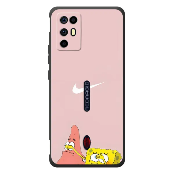 Чехол с принтом «Патрик и Губка» для ZTE Nubia RedMagic 6R