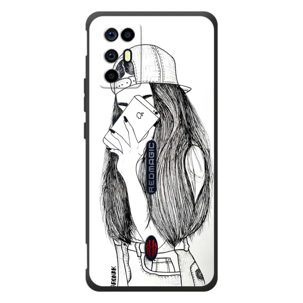 Чохол з принтом «Фото дівчини» для ZTE Nubia RedMagic 6R
