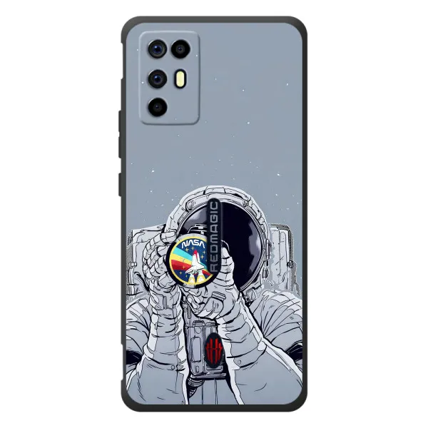 Чохол з принтом «Космонавт фото» для ZTE Nubia RedMagic 6R