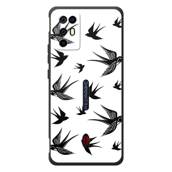 Чохол з принтом «Ластівки» для ZTE Nubia RedMagic 6R