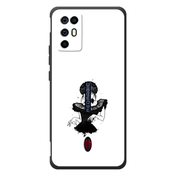 Чохол з принтом «танець Венздей» для ZTE Nubia RedMagic 6R