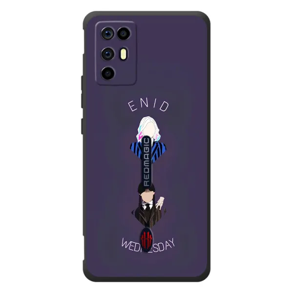 Чохол з принтом «Венздей і подруга» для ZTE Nubia RedMagic 6R