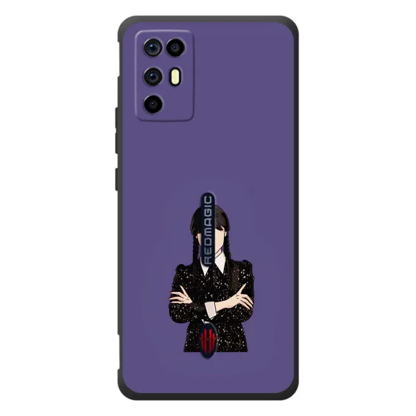 Чохол з принтом «Венздей у чорному» для ZTE Nubia RedMagic 6R