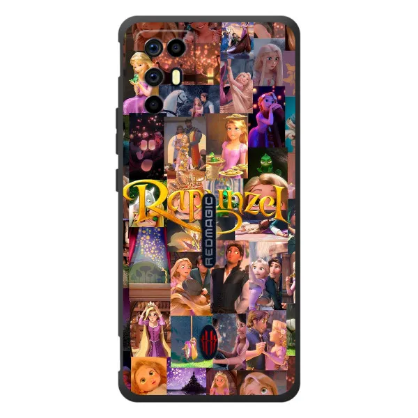 Чохол з принтом «Колаж Рапунцель» для ZTE Nubia RedMagic 6R