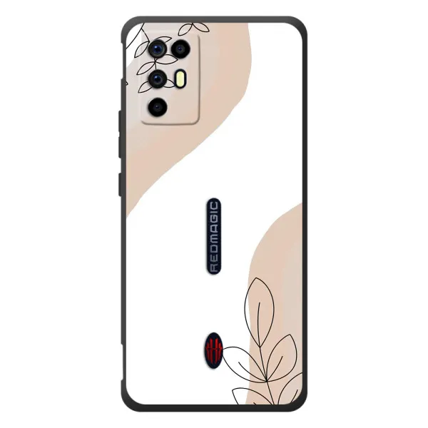 Чехол с принтом «Нюдовая веточка абстракция» для ZTE Nubia RedMagic 6R