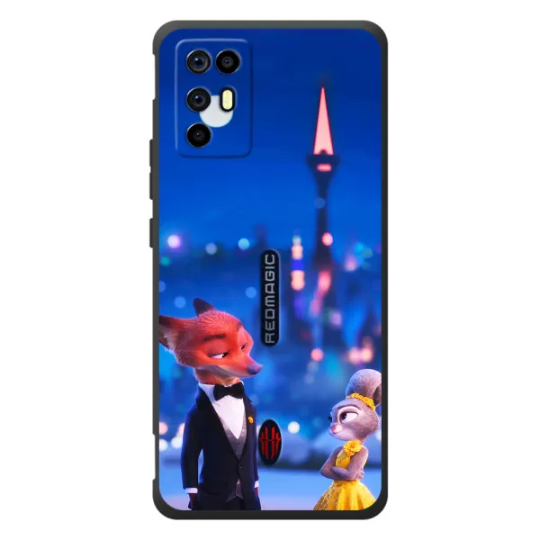 Чохол з принтом «Романтичний вечір Зоотрополіс» для ZTE Nubia RedMagic 6R
