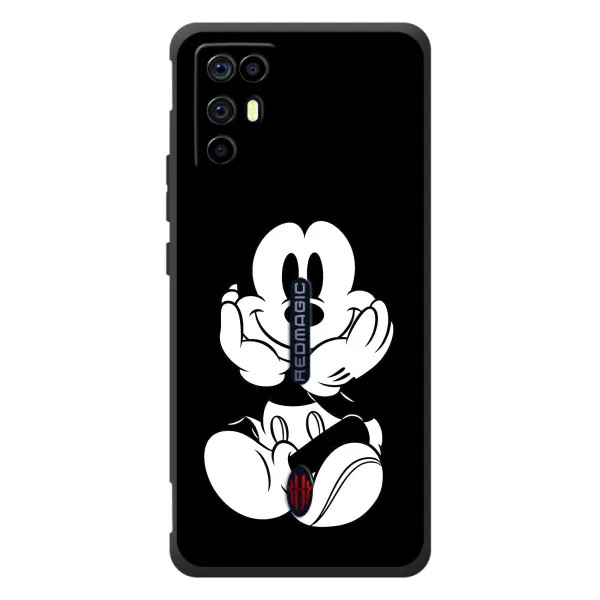 Чохол з принтом «Маус на чорному» для ZTE Nubia RedMagic 6R