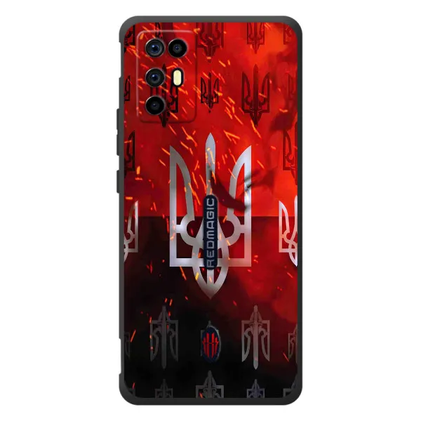 Чохол з принтом «ГЕРБ УПА» для ZTE Nubia RedMagic 6R Чохол з принтом «ГЕРБ УПА» для ZTE Nubia RedMagic 6R