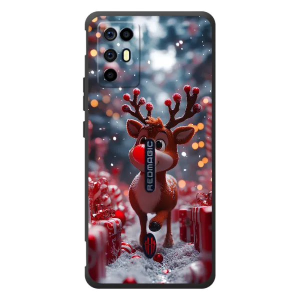 Чохол з принтом «Олень серед подарунків» для ZTE Nubia RedMagic 6R