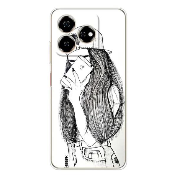 Чехол с принтом «Фото девочки» для ZTE Nubia V60 Чехол с принтом «Фото девочки» для ZTE Nubia V60
