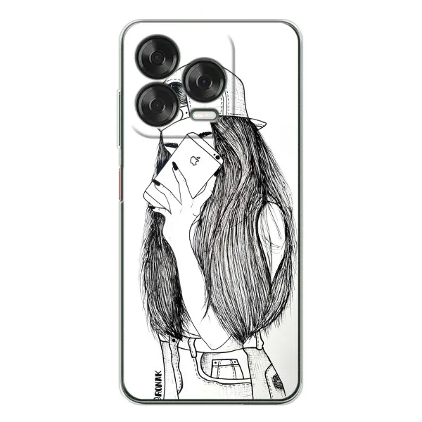 Чехол с принтом «Фото девочки» для ZTE Nubia V70 Design