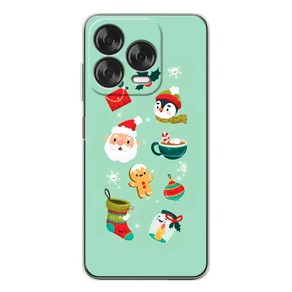 Чехол с принтом «Настроение НГ» для ZTE Nubia V70 Design