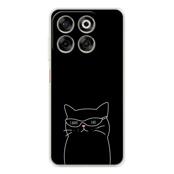 Чехол с принтом «Равнодушный кот» для ZTE Nubia V70
