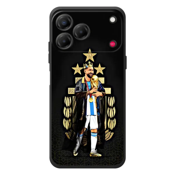 Чехол с принтом «Месси Король» для ZTE Nubia V80 Design