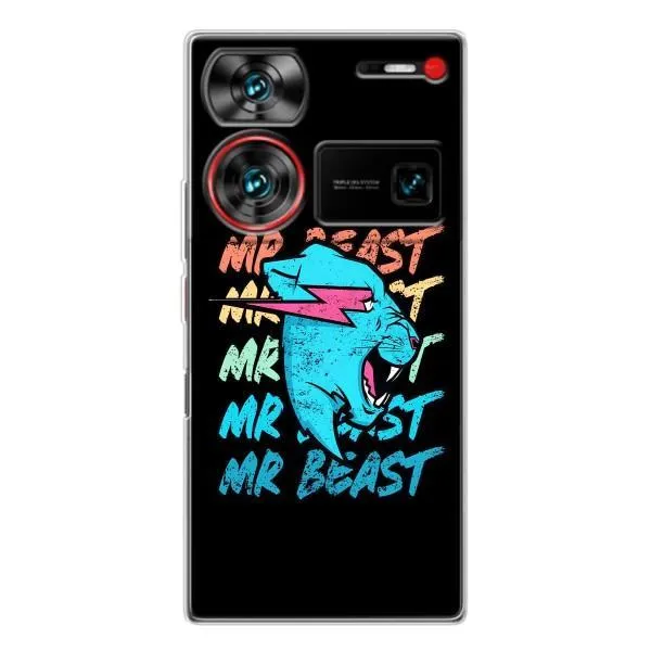 Чехол с принтом «logo Mr beast» для ZTE Nubia Z60 Ultra