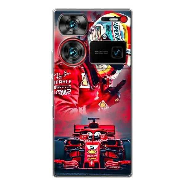 Чехол с принтом «Гонщик» для ZTE Nubia Z60 Ultra