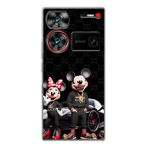 Чехол с принтом «Семья Маусов» для ZTE Nubia Z60 Ultra