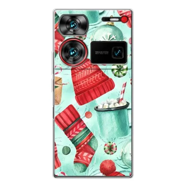 Чехол с принтом «Одежда НГ» для ZTE Nubia Z60 Ultra
