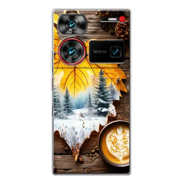 Чехол с принтом «Осенне-зимний кофе» для ZTE Nubia Z60 Ultra Чехол с принтом «Осенне-зимний кофе» для ZTE Nubia Z60 Ultra