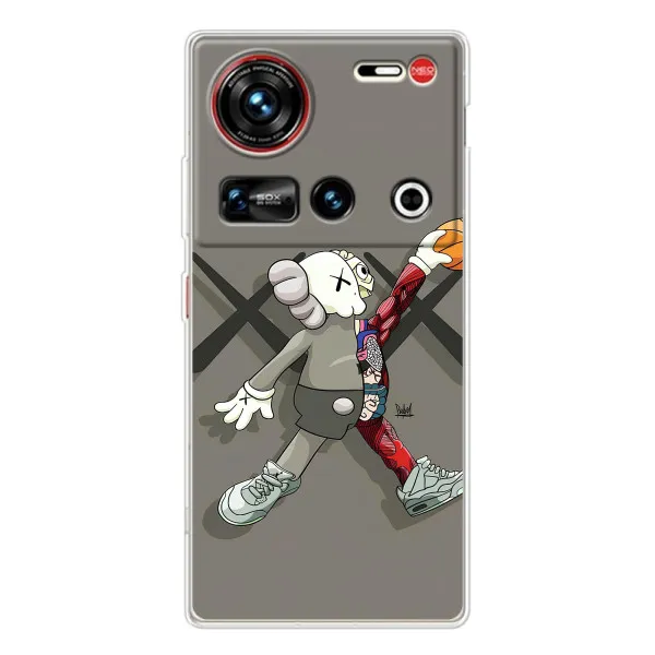 Чехол с принтом «Беарбрик Джордан» для ZTE Nubia Z70 Ultra