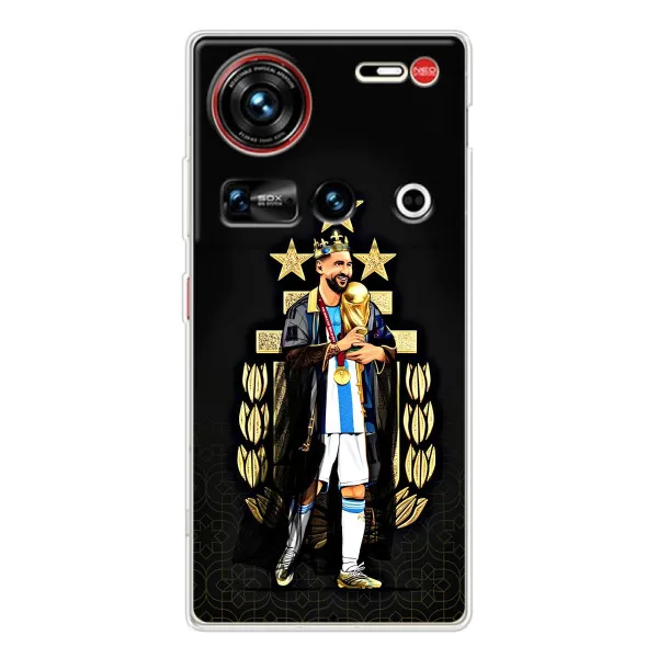 Чехол с принтом «Месси Король» для ZTE Nubia Z70 Ultra