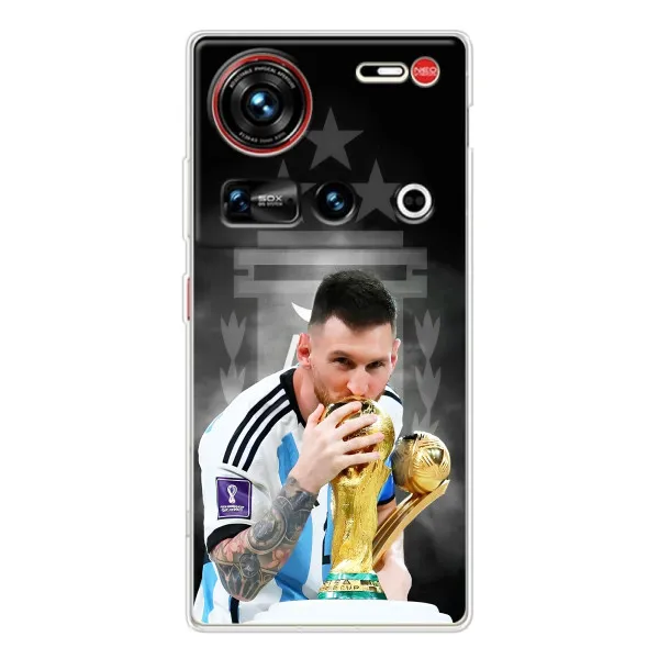 Чехол с принтом «Месси Чемпион» для ZTE Nubia Z70 Ultra