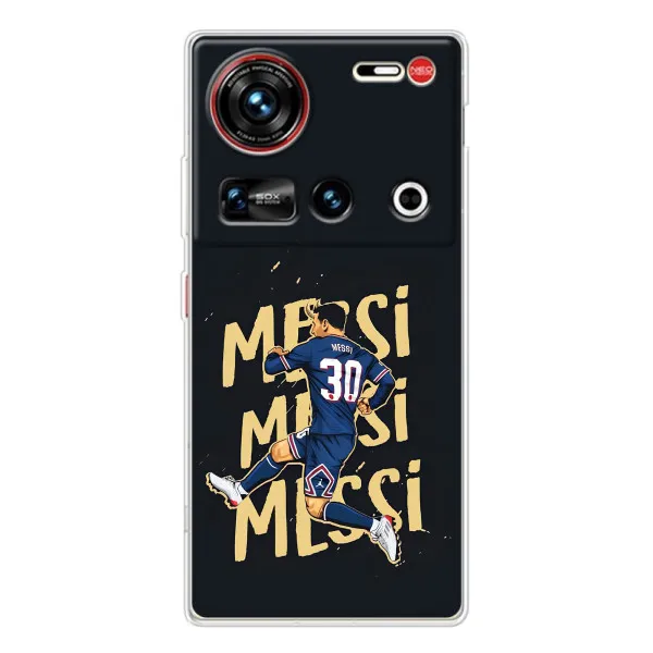Чехол с принтом «Messi ПСЖ» для ZTE Nubia Z70 Ultra