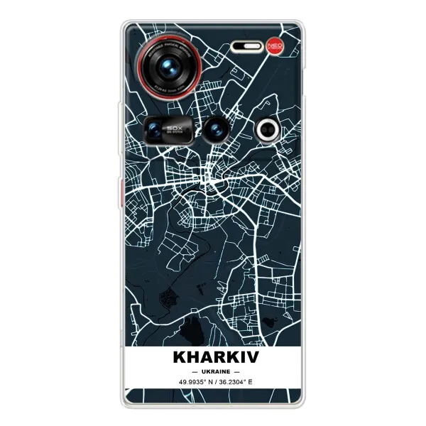 Чехол с принтом «Харьков» для ZTE Nubia Z70 Ultra