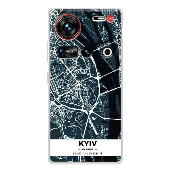 Чехол с принтом «Киев» для ZTE Nubia Z70 Ultra