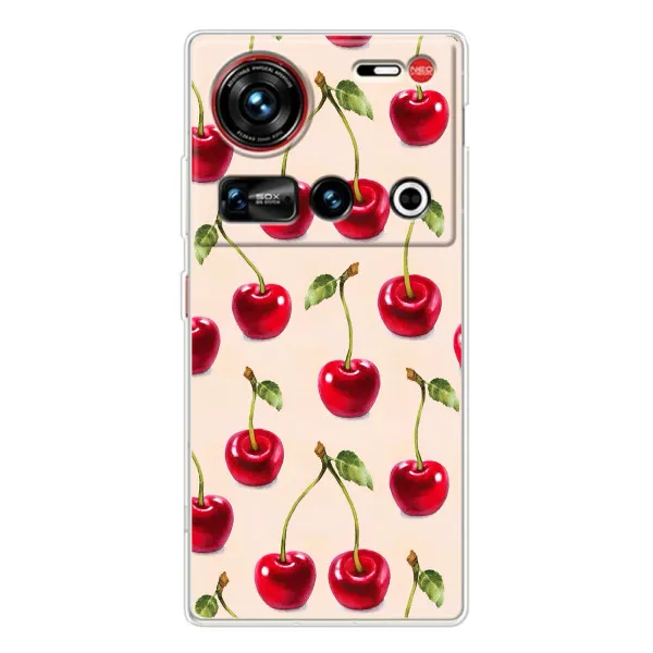 Чехол с принтом «Вишня» для ZTE Nubia Z70 Ultra Чехол с принтом «Вишня» для ZTE Nubia Z70 Ultra