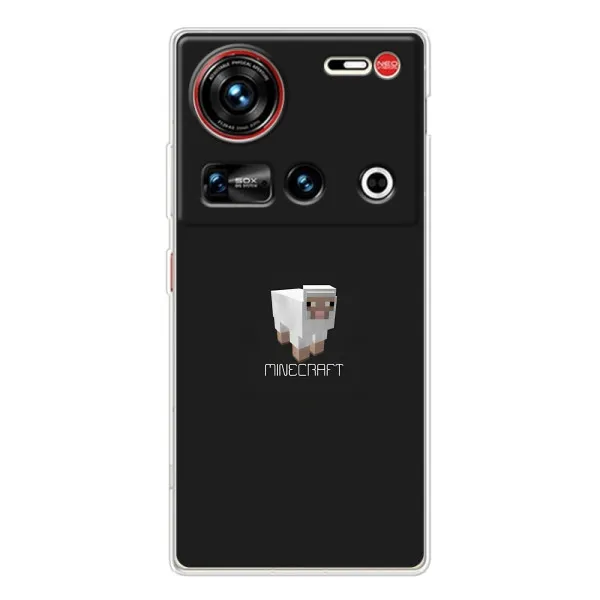 Чехол с принтом «Овечка Майнкрафт» для ZTE Nubia Z70 Ultra