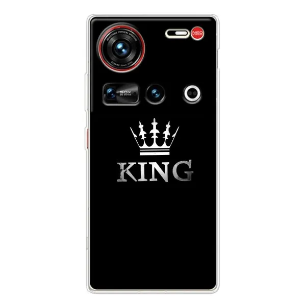 Чехол с принтом «KING» для ZTE Nubia Z70 Ultra