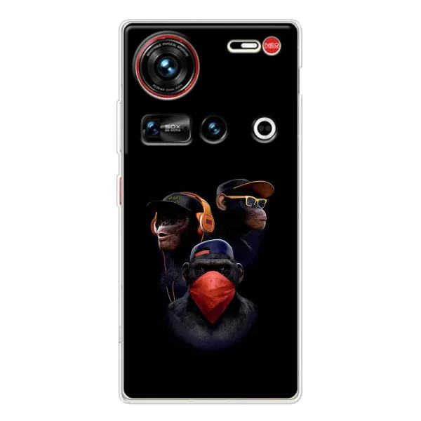 Чехол с принтом «Три обезьяны» для ZTE Nubia Z70 Ultra Чехол с принтом «Три обезьяны» для ZTE Nubia Z70 Ultra
