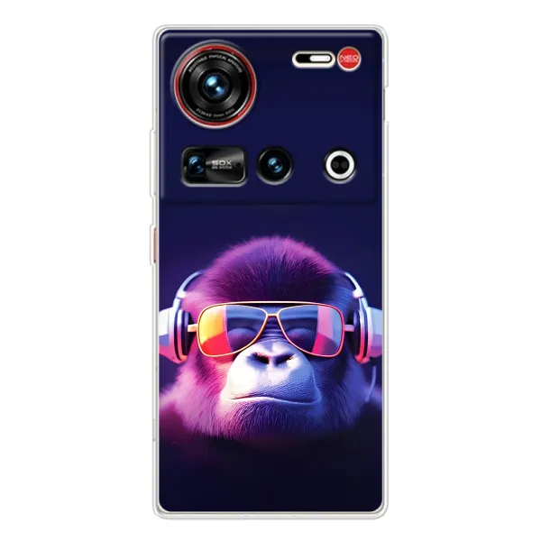 Чехол с принтом «Стильная обезьяна» для ZTE Nubia Z70 Ultra Чехол с принтом «Стильная обезьяна» для ZTE Nubia Z70 Ultra