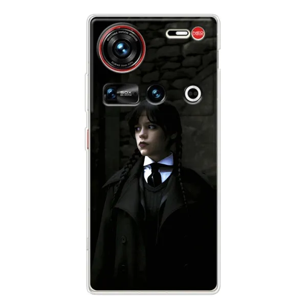 Чехол с принтом «Темный стиль Уэнздей» для ZTE Nubia Z70 Ultra