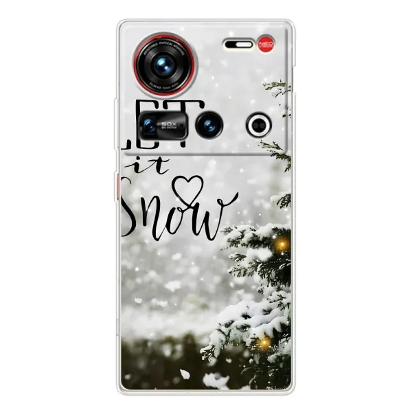 Чохол з принтом «Let it snow» для ZTE Nubia Z70 Ultra
